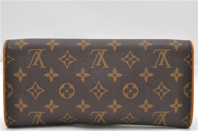 Authentic Louis Vuitton Monogram Pochette Twin GM Shoulder Bag M51852 LV 8453D