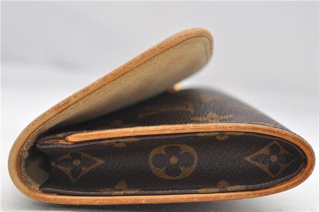 Authentic Louis Vuitton Monogram Pochette Twin GM Shoulder Bag M51852 LV 8453D