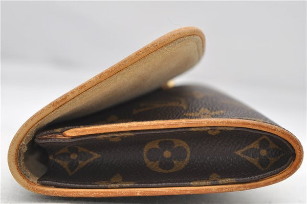 Authentic Louis Vuitton Monogram Pochette Twin GM Shoulder Bag M51852 LV 8453D