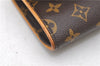 Authentic Louis Vuitton Monogram Pochette Twin GM Shoulder Bag M51852 LV 8453D