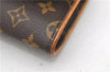 Authentic Louis Vuitton Monogram Pochette Twin GM Shoulder Bag M51852 LV 8453D