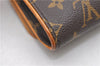 Authentic Louis Vuitton Monogram Pochette Twin GM Shoulder Bag M51852 LV 8453D
