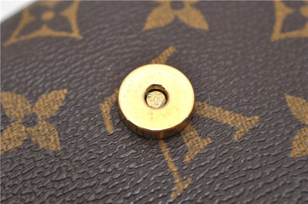 Authentic Louis Vuitton Monogram Pochette Twin GM Shoulder Bag M51852 LV 8453D