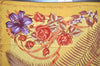 Authentic HERMES Carre 90 Scarf "Fleurs de L'Opera" Silk Purple Yellow 8453F