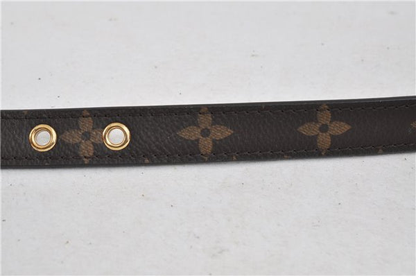 Authentic LOUIS VUITTON Monogram Brown Shoulder Strap 25.2-28.9" LV 8454C