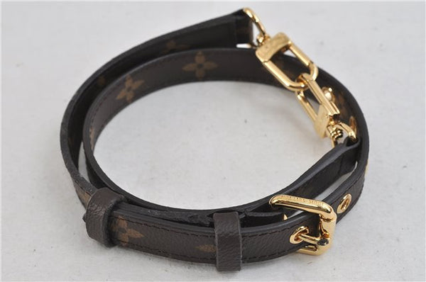 Authentic LOUIS VUITTON Monogram Brown Shoulder Strap 25.2-28.9" LV 8454C
