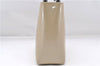 Authentic Christian Dior Maris Pearl Shoulder Tote Bag Enamel Ivory 8454D