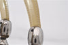 Authentic Christian Dior Maris Pearl Shoulder Tote Bag Enamel Ivory 8454D