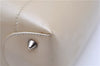 Authentic Christian Dior Maris Pearl Shoulder Tote Bag Enamel Ivory 8454D