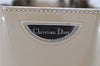 Authentic Christian Dior Maris Pearl Shoulder Tote Bag Enamel Ivory 8454D