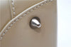 Authentic Christian Dior Maris Pearl Shoulder Tote Bag Enamel Ivory 8454D