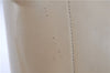 Authentic Christian Dior Maris Pearl Shoulder Tote Bag Enamel Ivory 8454D