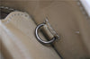 Authentic Christian Dior Maris Pearl Shoulder Tote Bag Enamel Ivory 8454D