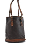 Authentic LOUIS VUITTON Monogram Bucket PM Shoulder Bag M42238 LV Junk 8456C