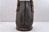 Authentic LOUIS VUITTON Monogram Bucket PM Shoulder Bag M42238 LV Junk 8456C