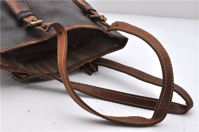 Authentic LOUIS VUITTON Monogram Bucket PM Shoulder Bag M42238 LV Junk 8456C