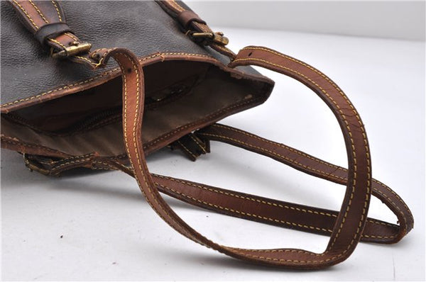 Authentic LOUIS VUITTON Monogram Bucket PM Shoulder Bag M42238 LV Junk 8456C