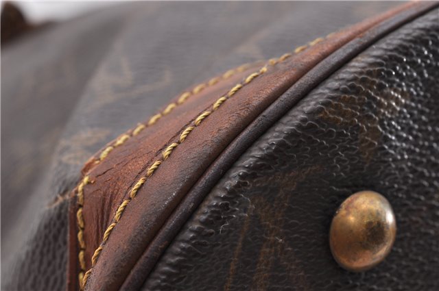 Authentic LOUIS VUITTON Monogram Bucket PM Shoulder Bag M42238 LV Junk 8456C