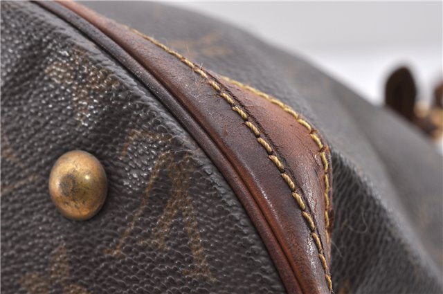 Authentic LOUIS VUITTON Monogram Bucket PM Shoulder Bag M42238 LV Junk 8456C