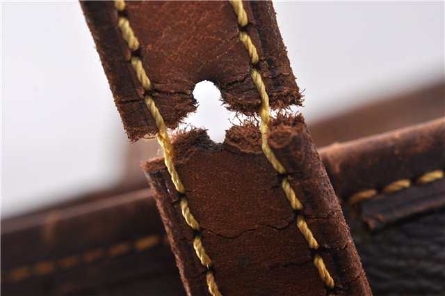 Authentic LOUIS VUITTON Monogram Bucket PM Shoulder Bag M42238 LV Junk 8456C