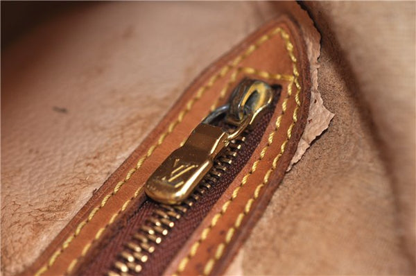 Authentic LOUIS VUITTON Monogram Bucket PM Shoulder Bag M42238 LV Junk 8456C