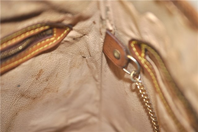 Authentic LOUIS VUITTON Monogram Bucket PM Shoulder Bag M42238 LV Junk 8456C