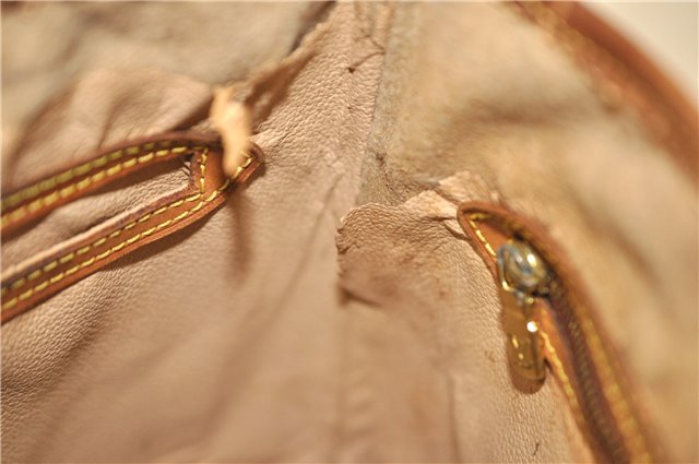 Authentic LOUIS VUITTON Monogram Bucket PM Shoulder Bag M42238 LV Junk 8456C