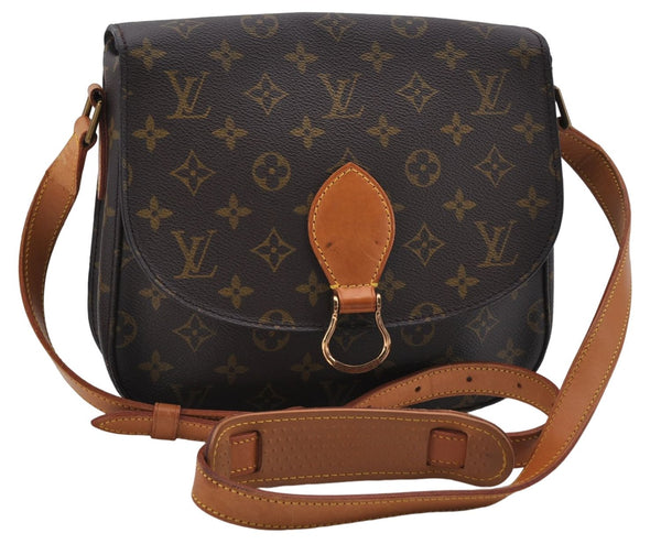 Auth Louis Vuitton Monogram Saint Cloud GM Shoulder Cross Bag M51242 LV 8457D