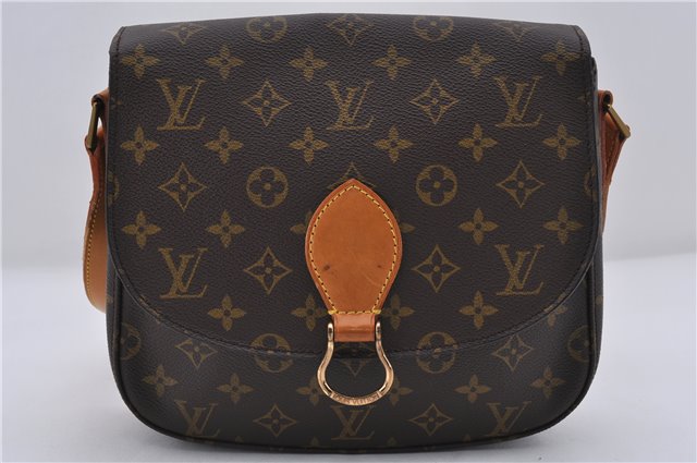 Auth Louis Vuitton Monogram Saint Cloud GM Shoulder Cross Bag M51242 LV 8457D