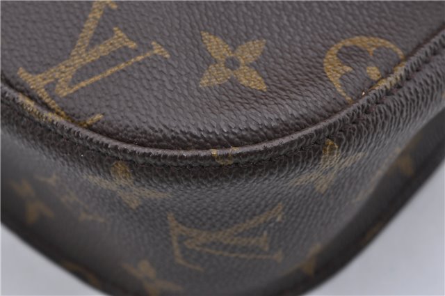 Auth Louis Vuitton Monogram Saint Cloud GM Shoulder Cross Bag M51242 LV 8457D