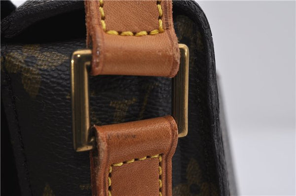 Auth Louis Vuitton Monogram Saint Cloud GM Shoulder Cross Bag M51242 LV 8457D