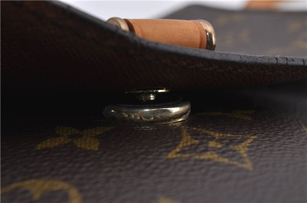 Auth Louis Vuitton Monogram Saint Cloud GM Shoulder Cross Bag M51242 LV 8457D