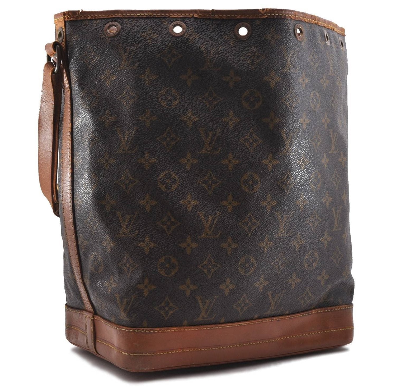 Authentic LOUIS VUITTON Monogram Noe Shoulder Bag M42224 LV 8458C