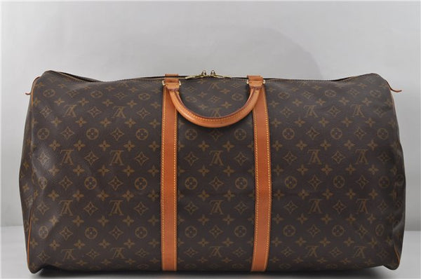 Authentic Louis Vuitton Monogram Keepall 60 Travel Boston Bag M41422 LV 8458D