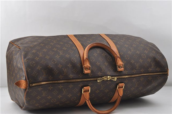 Authentic Louis Vuitton Monogram Keepall 60 Travel Boston Bag M41422 LV 8458D