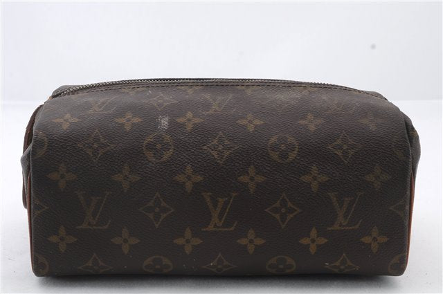 Authentic LOUIS VUITTON Monogram Trousse Patte Pression Pouch M47636 LV 8460C