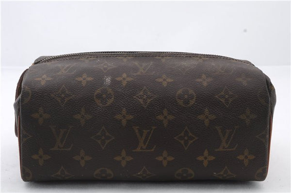 Authentic LOUIS VUITTON Monogram Trousse Patte Pression Pouch M47636 LV 8460C