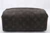 Authentic LOUIS VUITTON Monogram Trousse Patte Pression Pouch M47636 LV 8460C