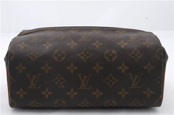 Authentic LOUIS VUITTON Monogram Trousse Patte Pression Pouch M47636 LV 8460C