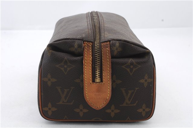 Authentic LOUIS VUITTON Monogram Trousse Patte Pression Pouch M47636 LV 8460C