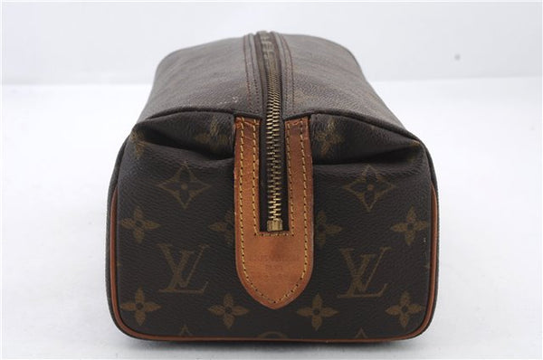 Authentic LOUIS VUITTON Monogram Trousse Patte Pression Pouch M47636 LV 8460C
