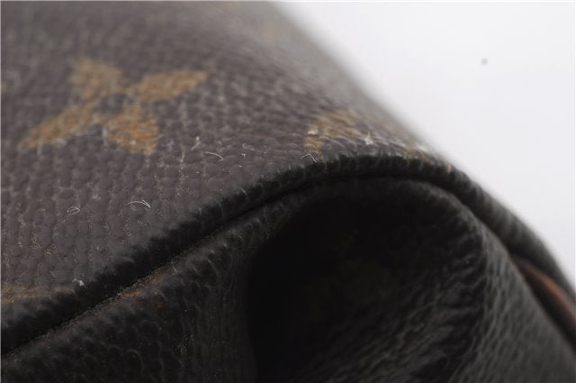 Authentic LOUIS VUITTON Monogram Trousse Patte Pression Pouch M47636 LV 8460C