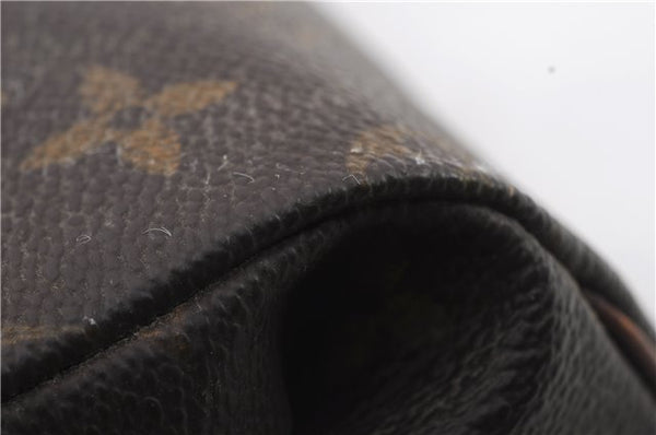 Authentic LOUIS VUITTON Monogram Trousse Patte Pression Pouch M47636 LV 8460C