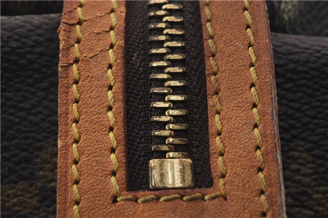 Authentic LOUIS VUITTON Monogram Trousse Patte Pression Pouch M47636 LV 8460C