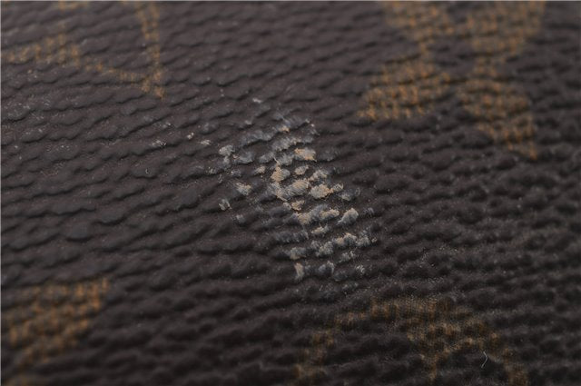 Authentic LOUIS VUITTON Monogram Trousse Patte Pression Pouch M47636 LV 8460C