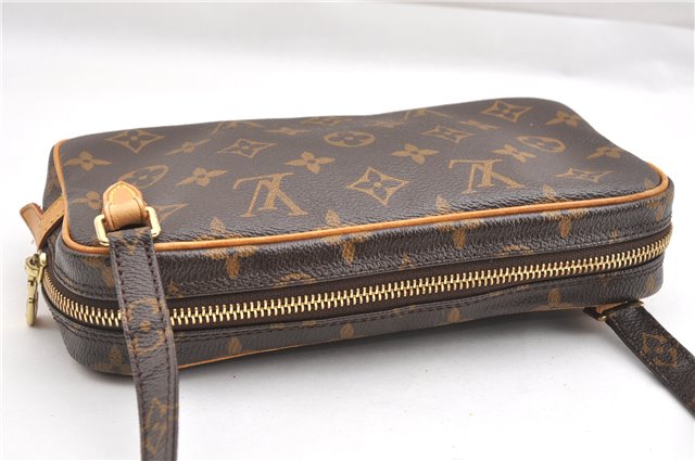 Auth Louis Vuitton Monogram Marly Bandouliere Shoulder Cross Bag M51828 LV 8461F