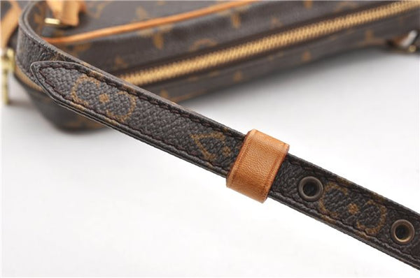 Auth Louis Vuitton Monogram Marly Bandouliere Shoulder Cross Bag M51828 LV 8461F