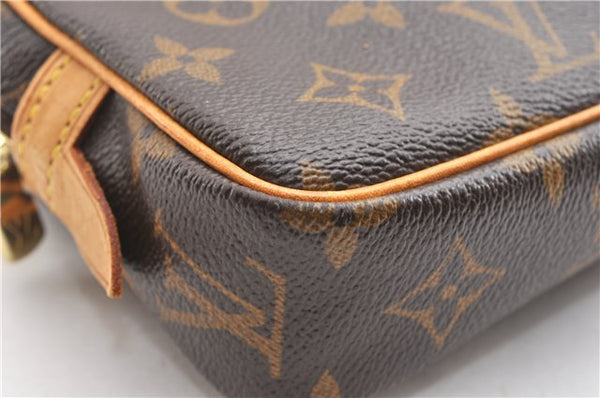 Auth Louis Vuitton Monogram Marly Bandouliere Shoulder Cross Bag M51828 LV 8461F