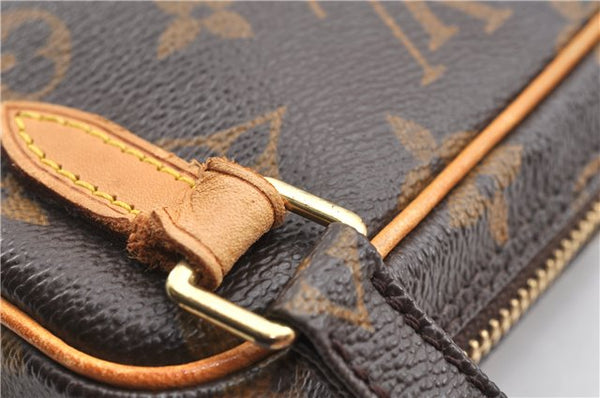 Auth Louis Vuitton Monogram Marly Bandouliere Shoulder Cross Bag M51828 LV 8461F