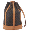 Authentic Louis Vuitton Monogram Randonnee GM Shoulder Bag M42244 LV 8463D